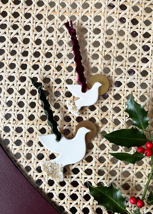 Boule de verre florale festive