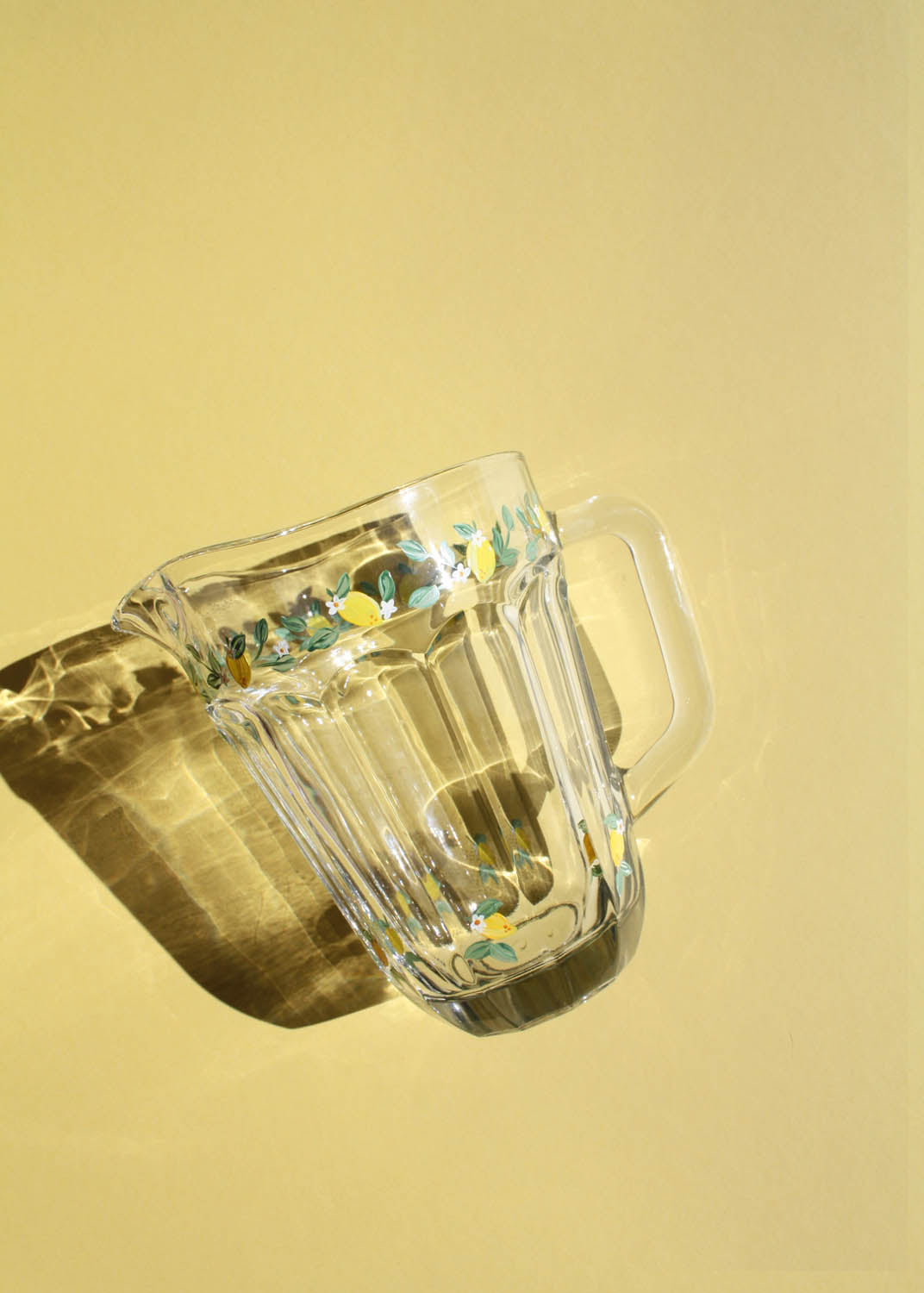 Limoncello large glass jug