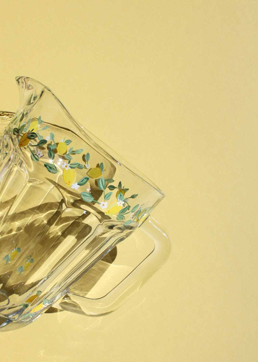 Limoncello large glass jug