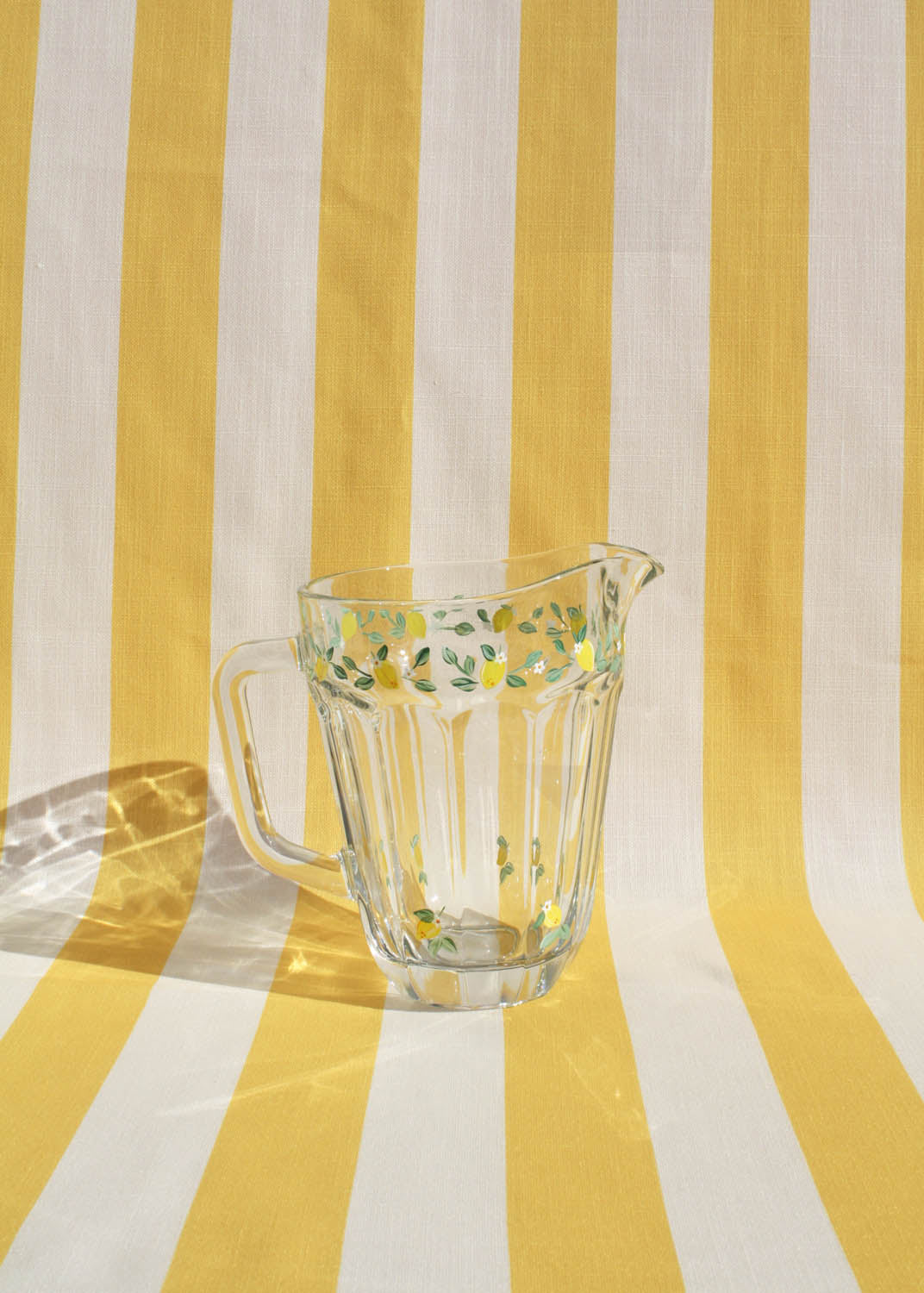 Limoncello large glass jug