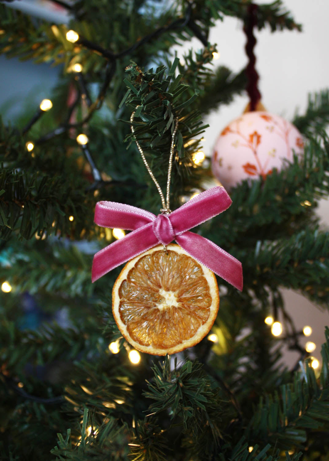 Dried orange decoration set of 3