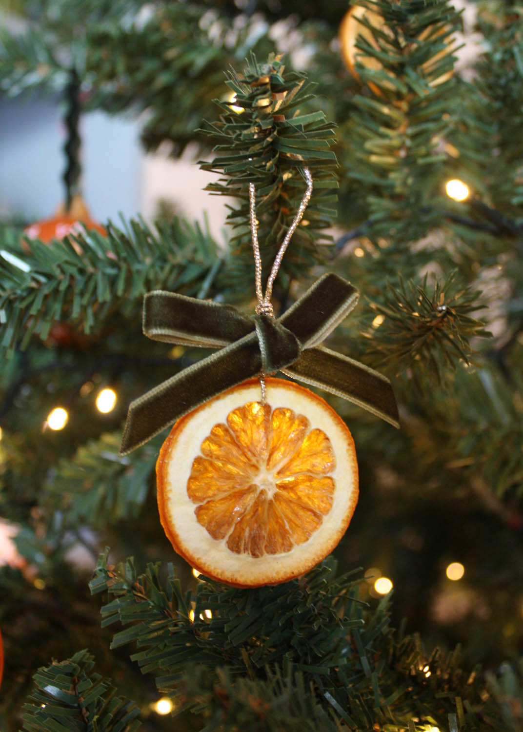 Dried orange decoration set of 3