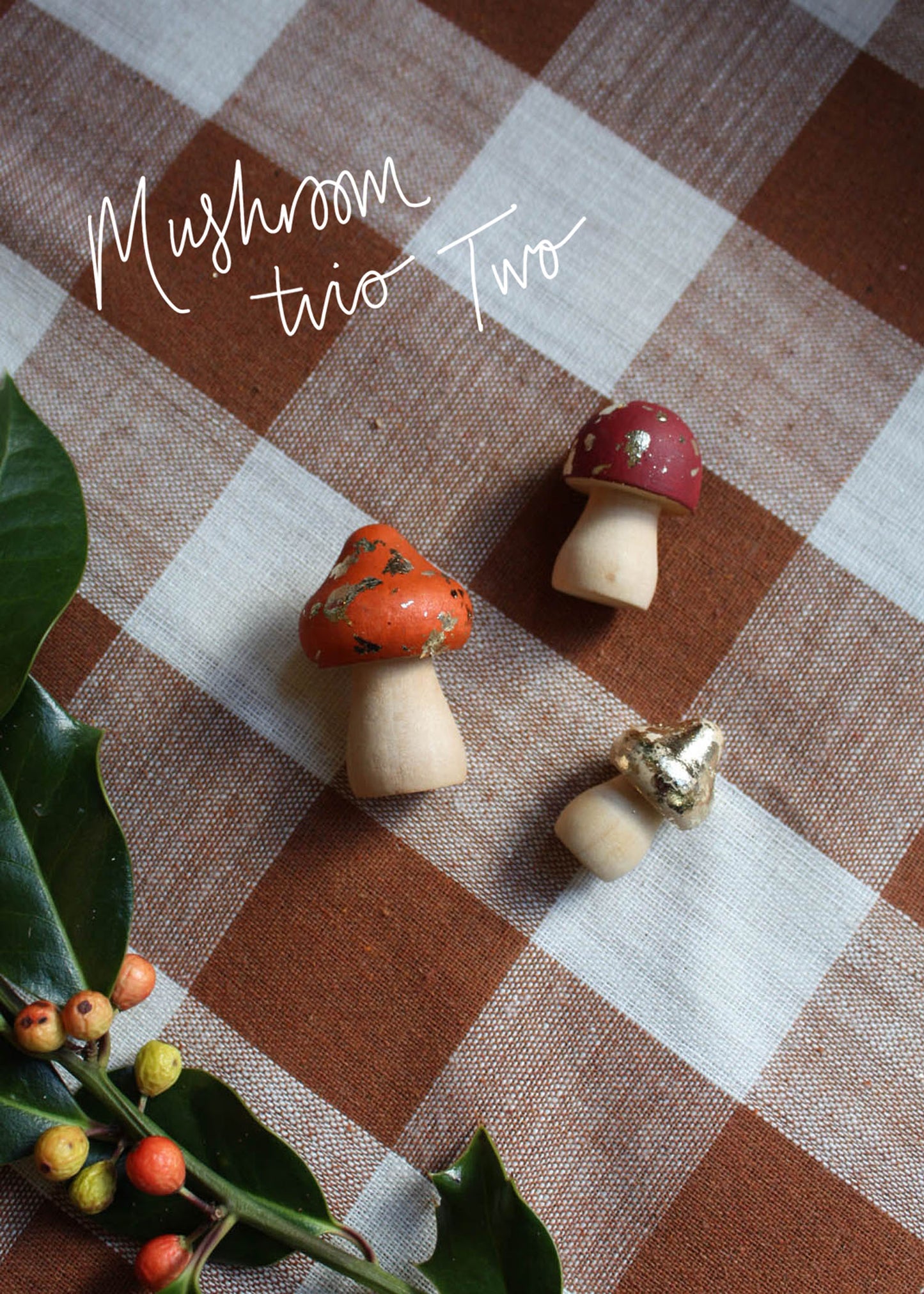 Trio de champignons magiques
