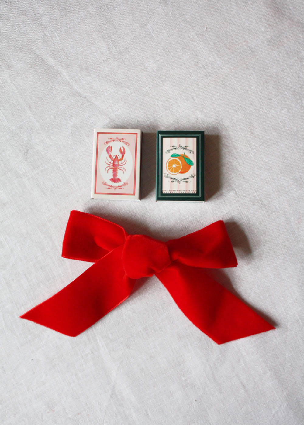 Cocolulu x Chloe Designs Things Ric-rac Coffret bougies homard et boîte d'allumettes