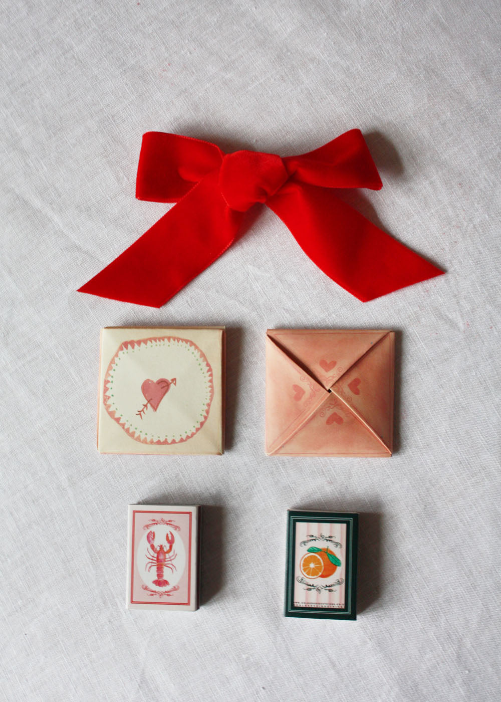 Cocolulu x Chloe Designs Things Ric-rac Coffret bougies homard et boîte d'allumettes