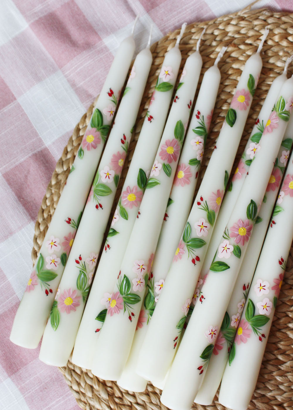 Bougie Aster rose So Souk x Cocolulu