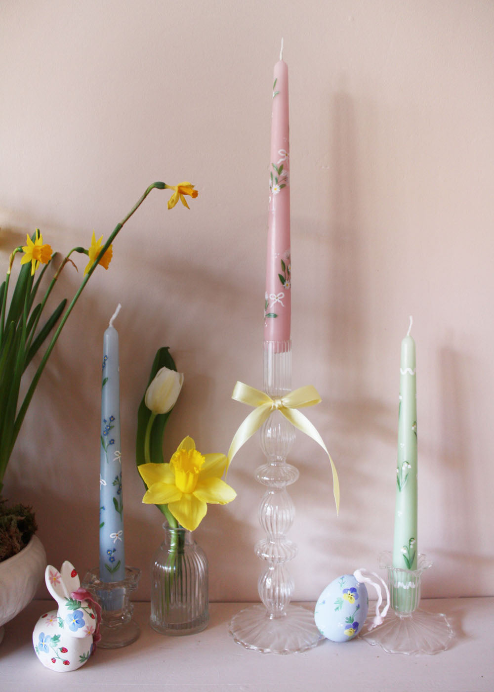 Snow drop candle