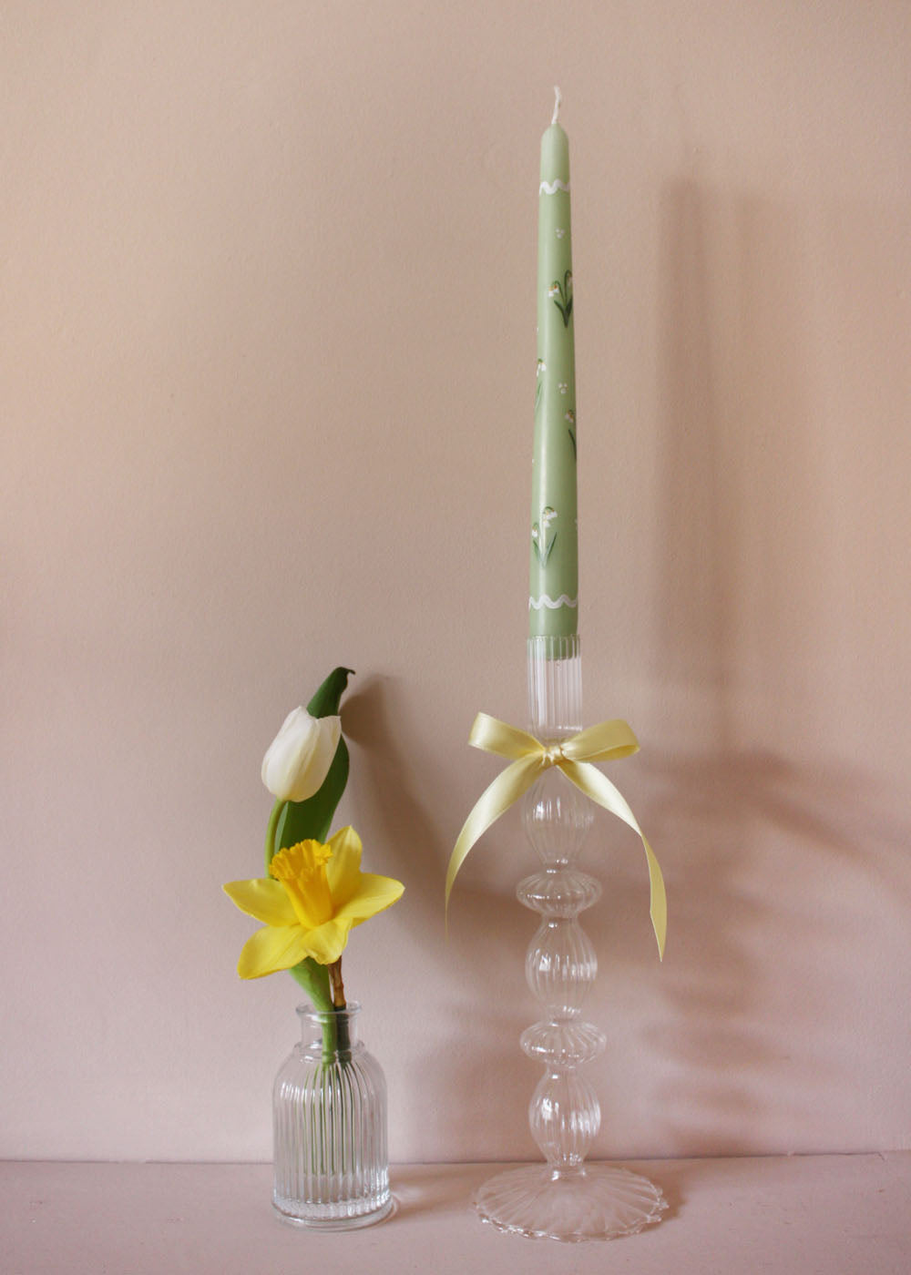 Snow drop candle