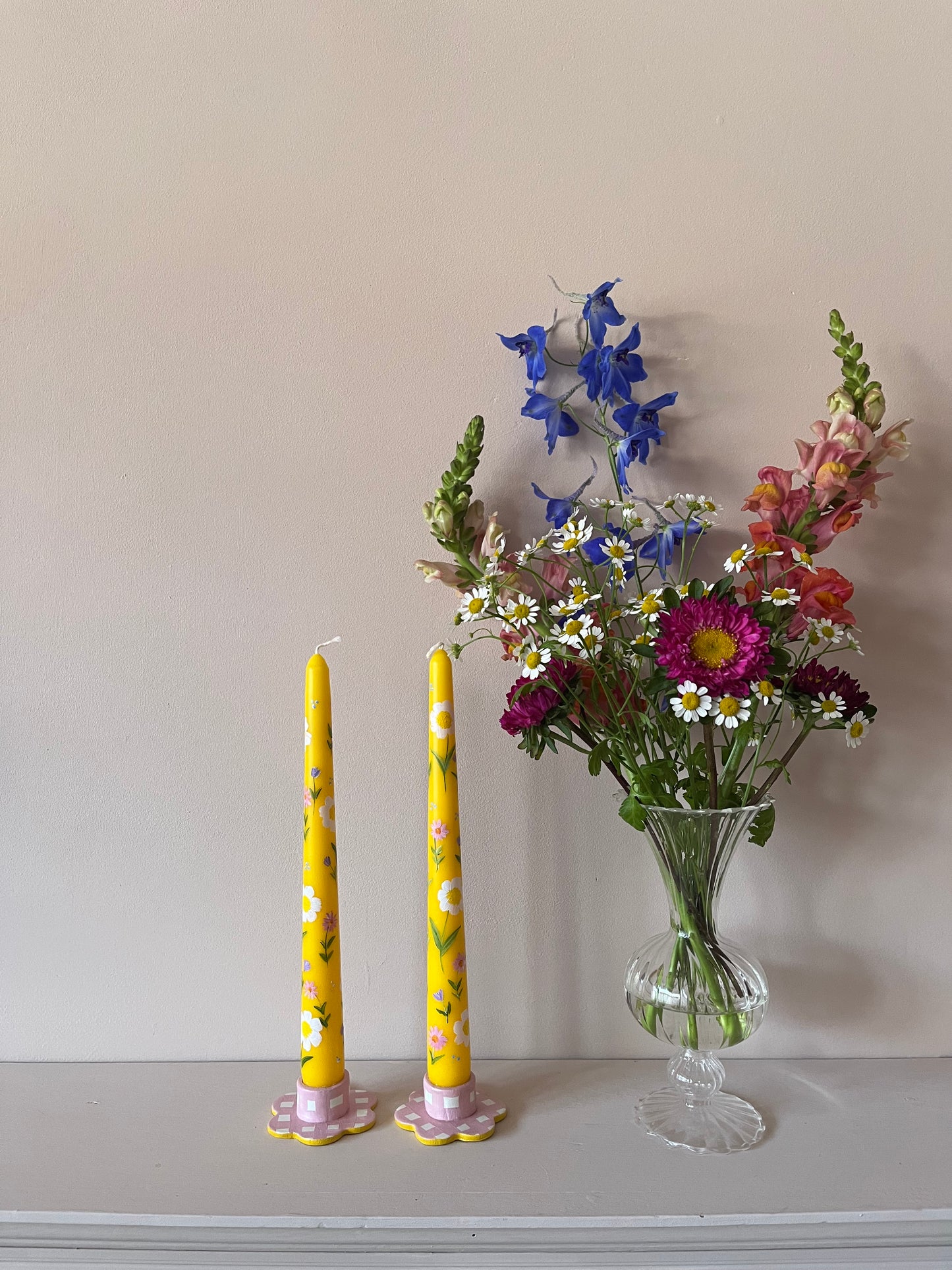 Summer blooms candle