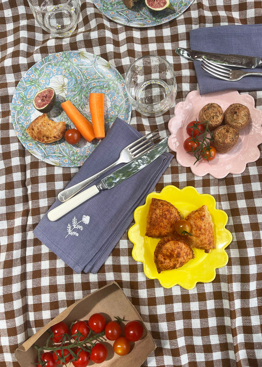 Lot de 2 serviettes en lin Mimosa