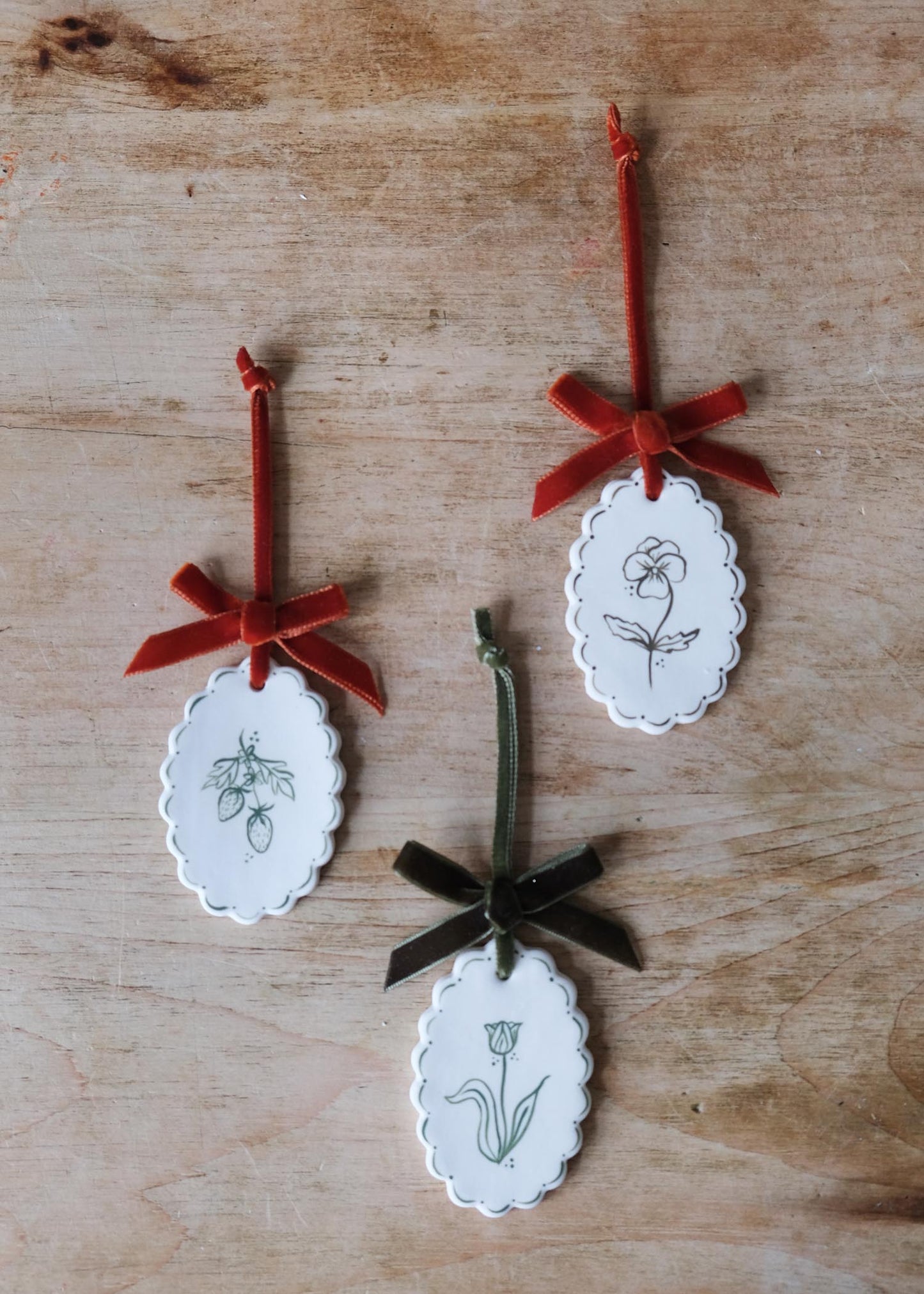 Boule de verre florale festive