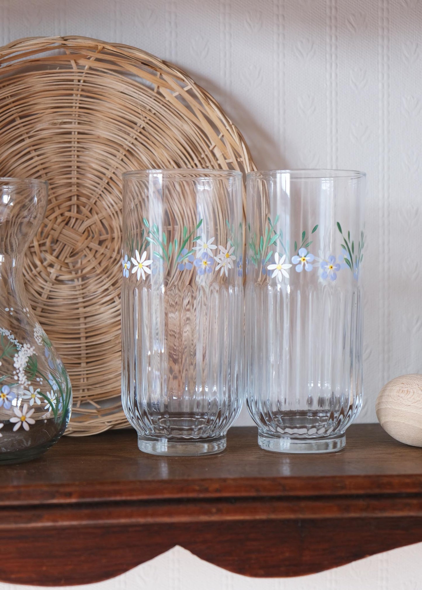 Verres highball côtelés Limoncello lot de 2