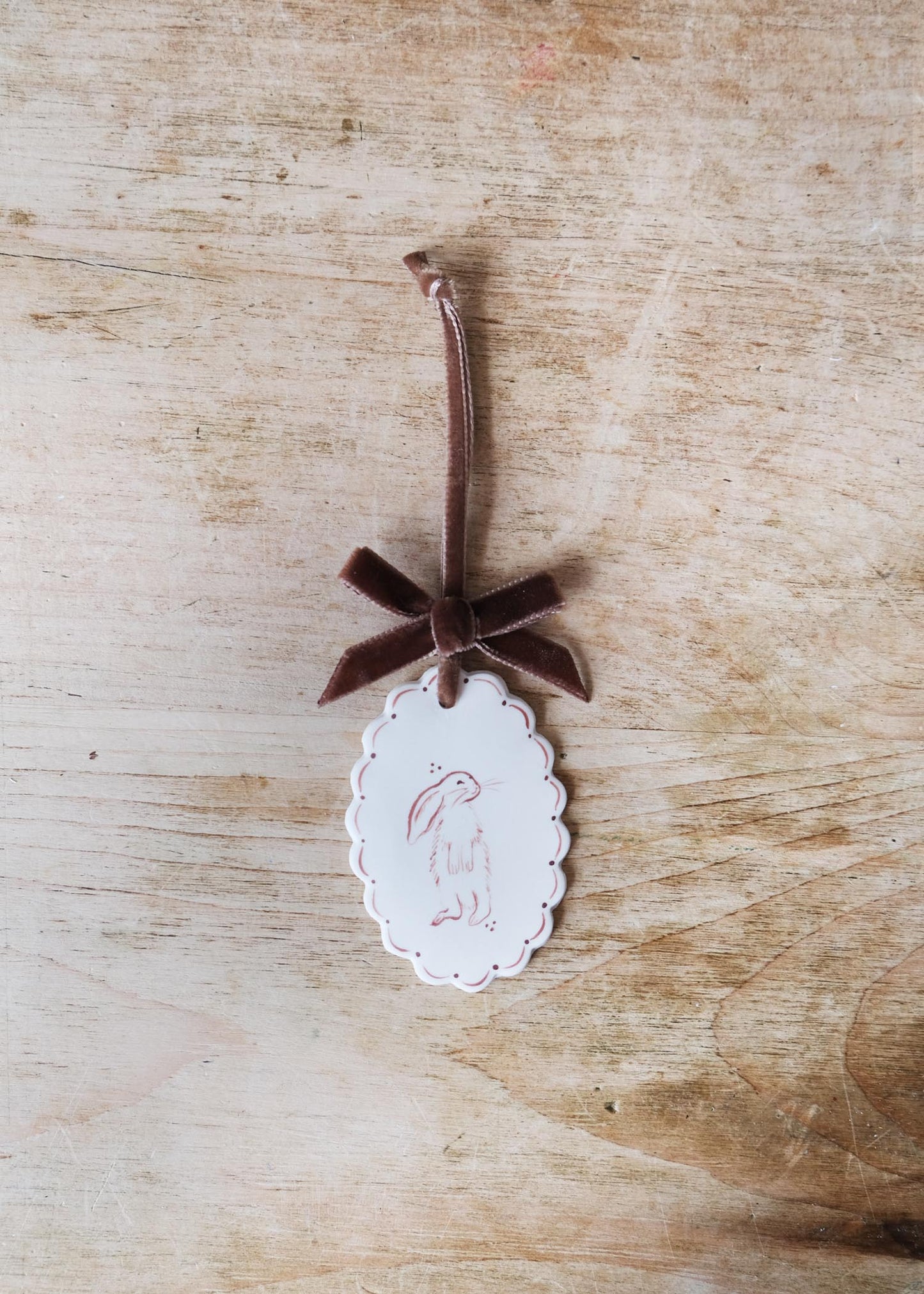 Small hare wall hanging