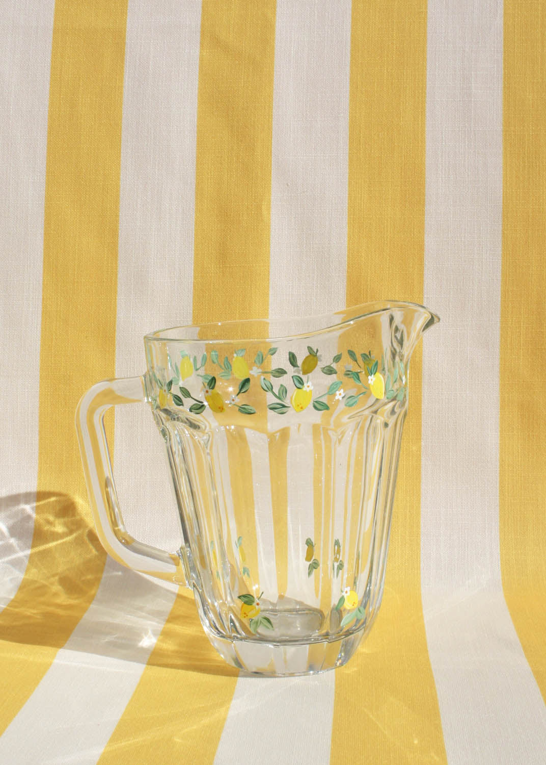 Limoncello large glass jug