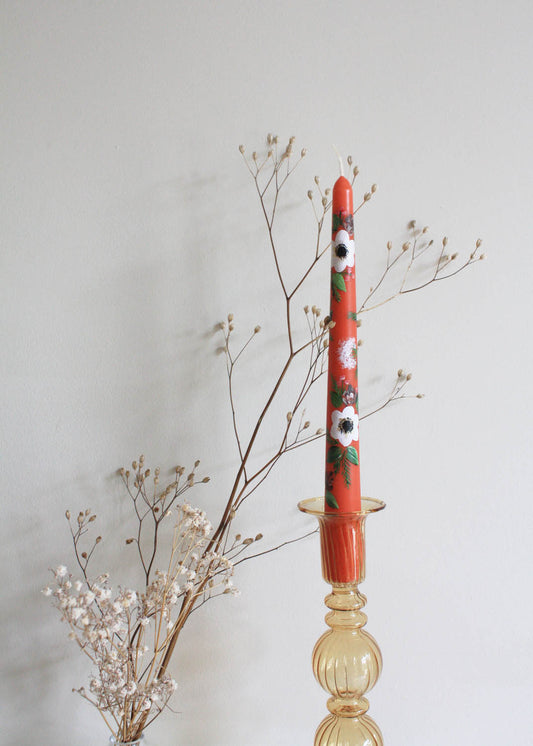 Salter house anemone & pinecone candle