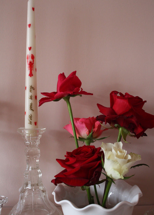Will you be my lobster candle