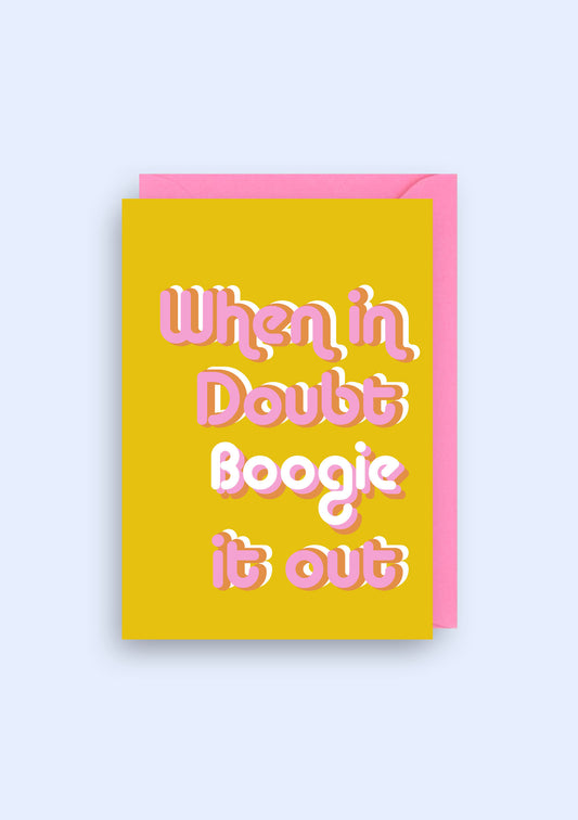 Boogie card