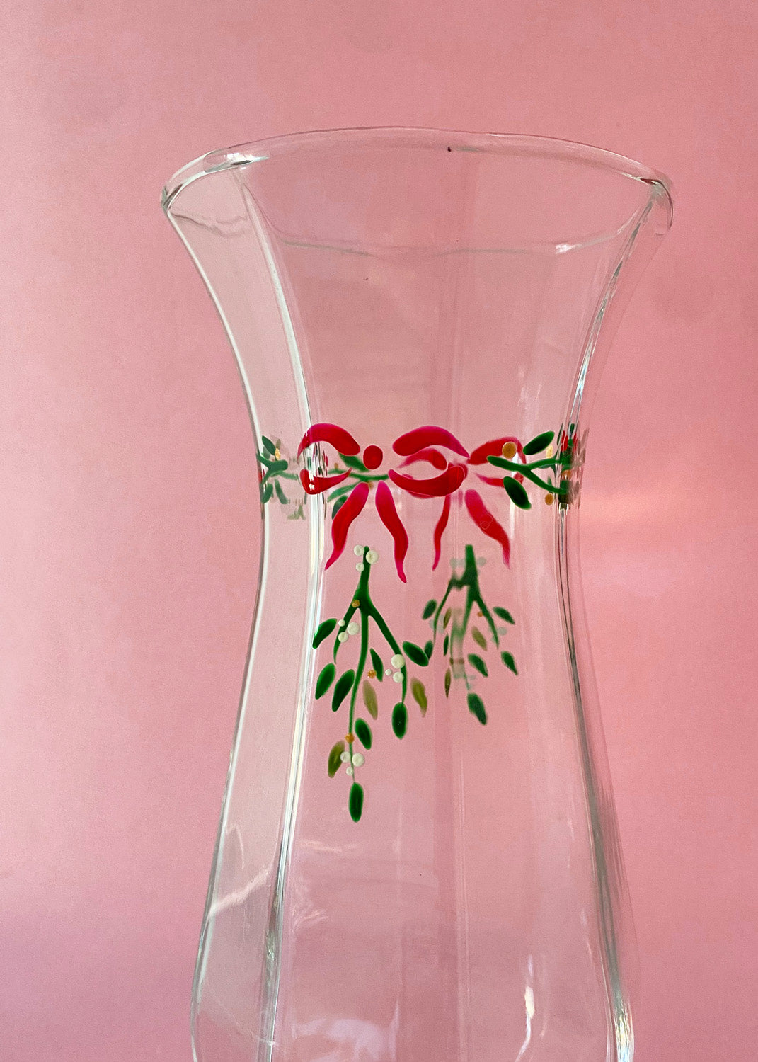 Vintage art deco style festive vase