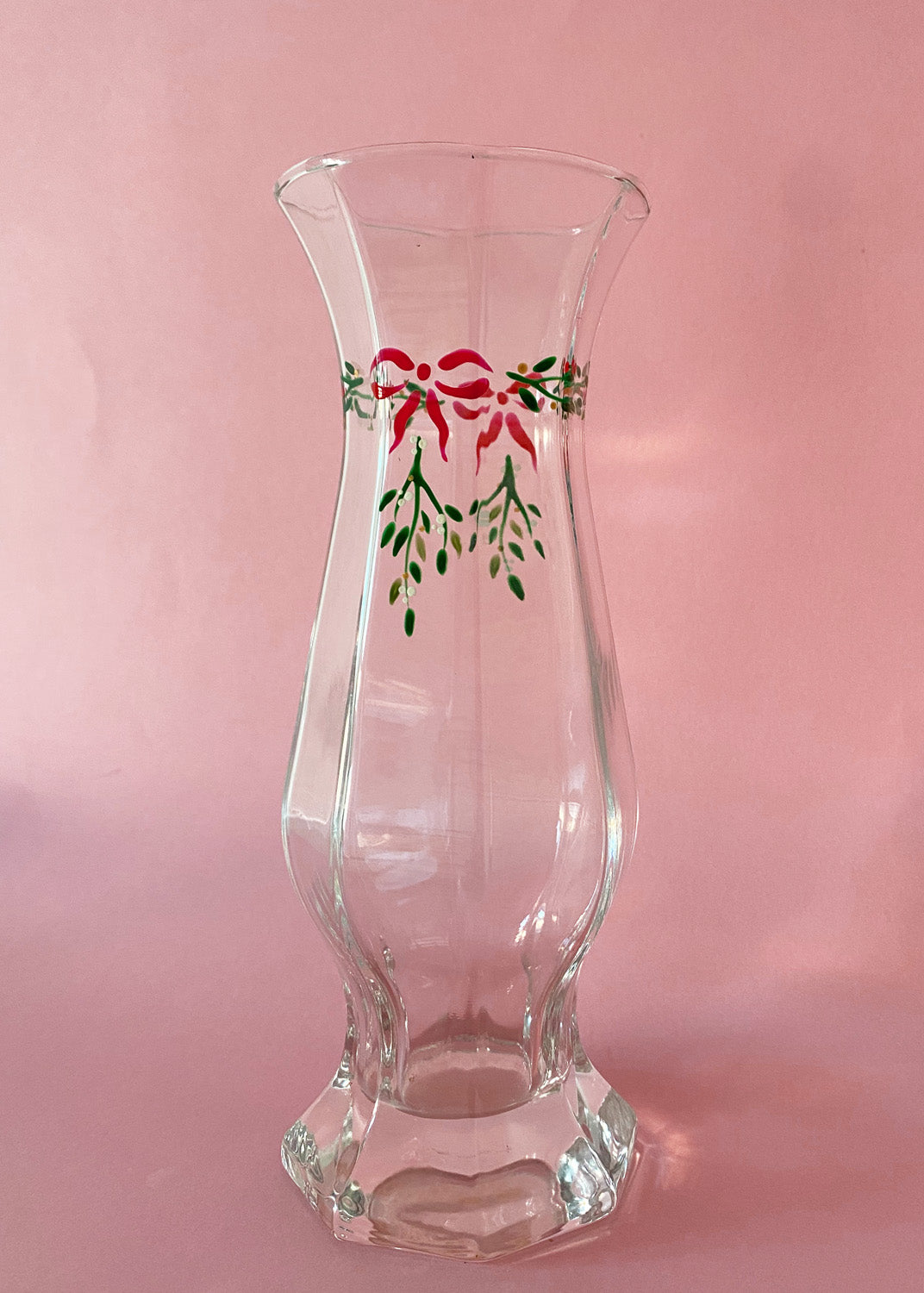 Vintage art deco style festive vase