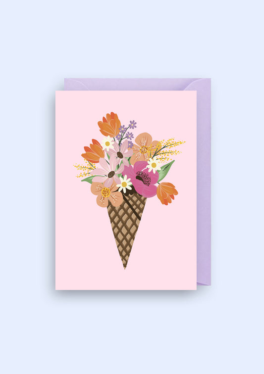 Floral Gelato card